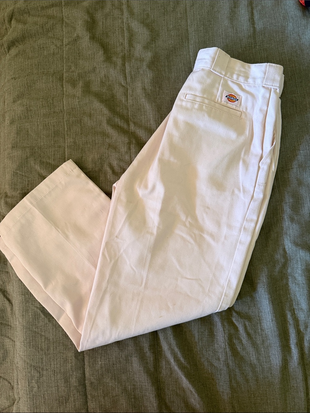Dickies Straight Work Chinos - Pale Pink 4